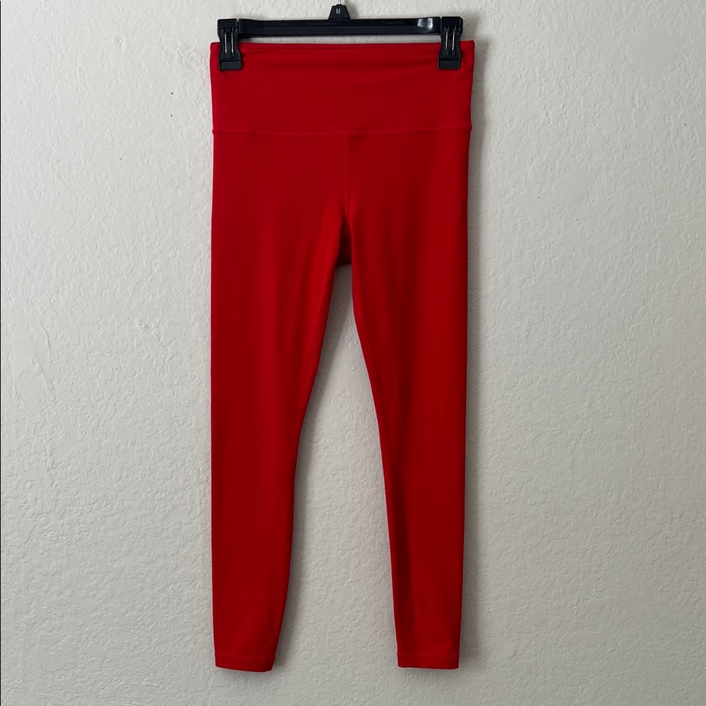 EUC ATHLETA Chaturanga Tight Leggings Red in Size XS